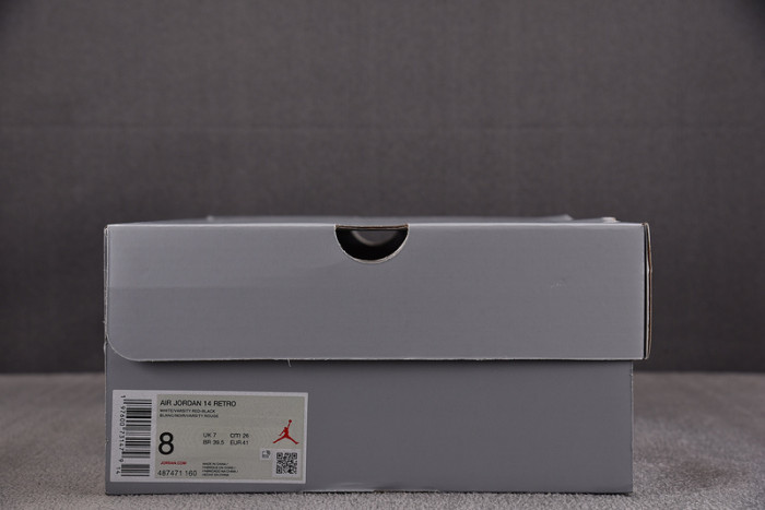 Air Jordan 14 Retro Black Toe (2024) 487471-160