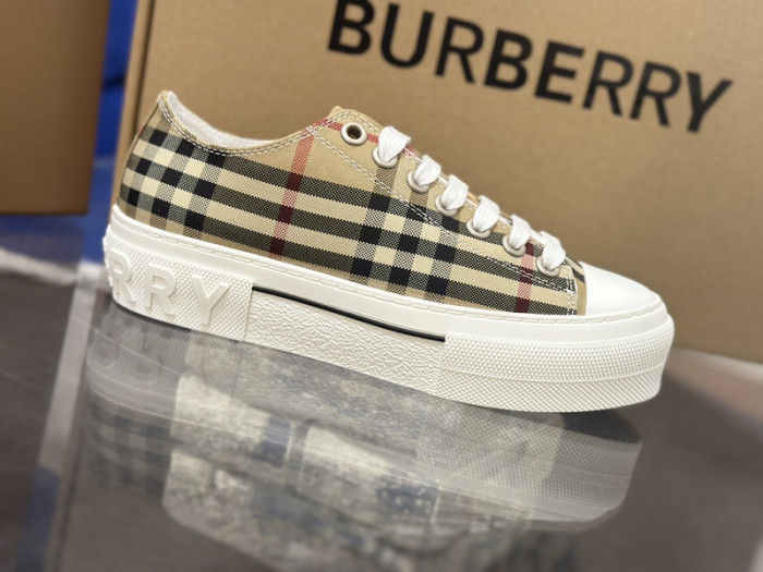 Bur*erry Vintage Check Cotton Sneakers