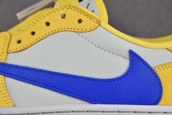 travis scott x air jordan 1 low og “canary” dz4137-700