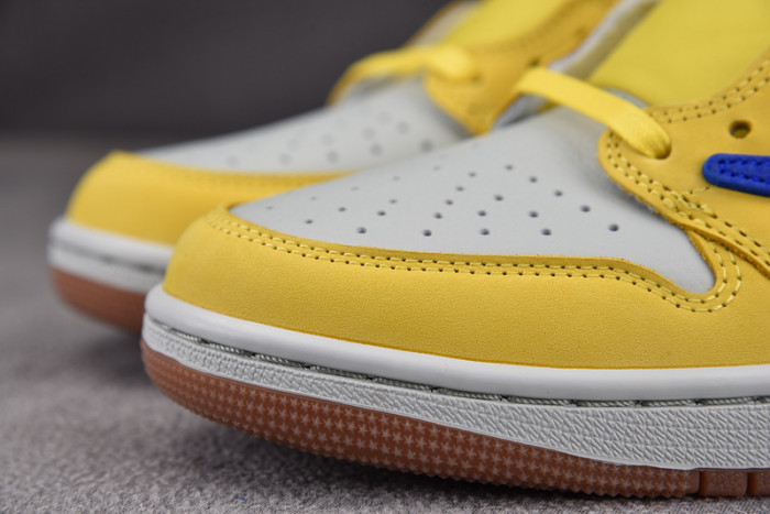 travis scott x air jordan 1 low og “canary” dz4137-700