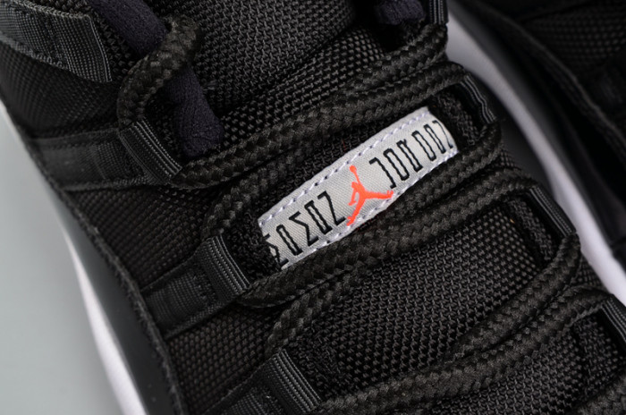 air jordan 11 retro low "infrared 23" black mens 528895-023