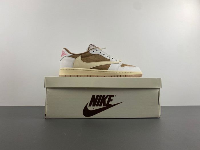 travis scott x air jordan 1 low og “sail/shy pink” dm7866-106