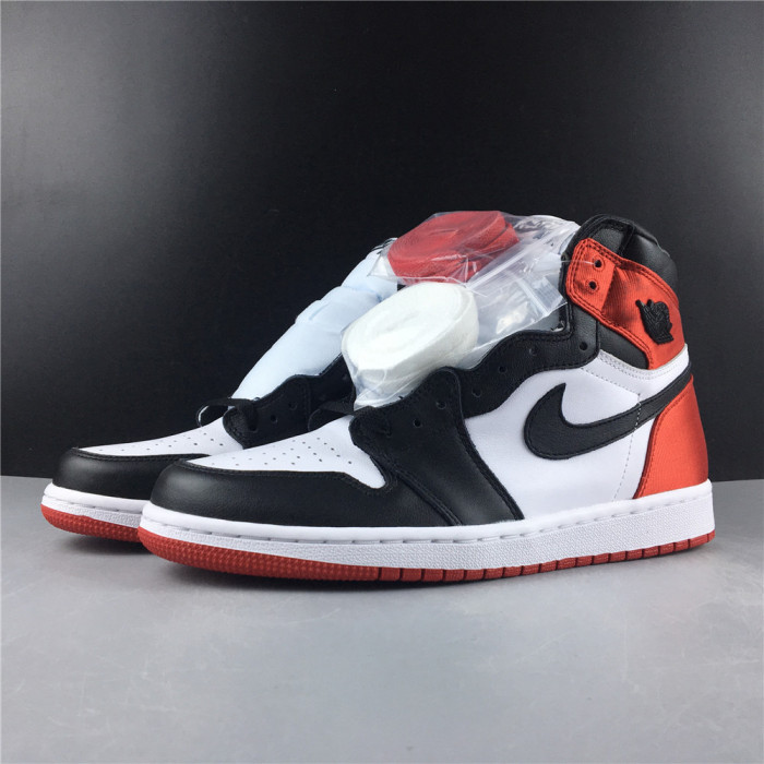 air jordan 1 satin black toe cd0461-016