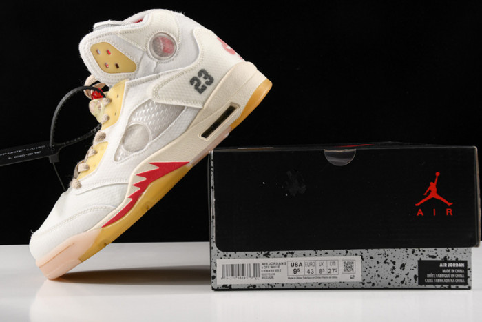 ofw air jordan 5 ice cream colorway ct8480-002