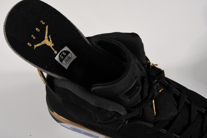 air jordan 6 dmp defining moments 2020 black gold ct4954-007