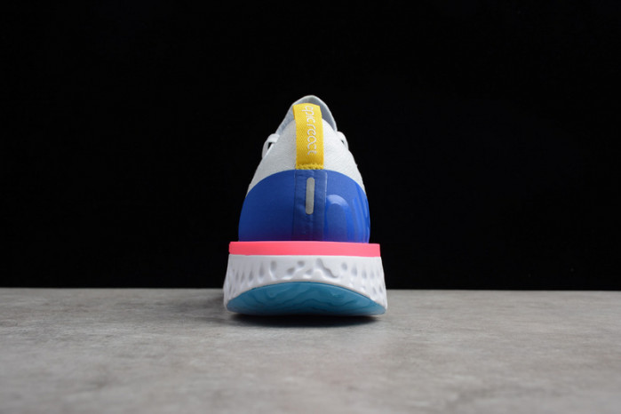 nike epic react flyknit white aq0067-101