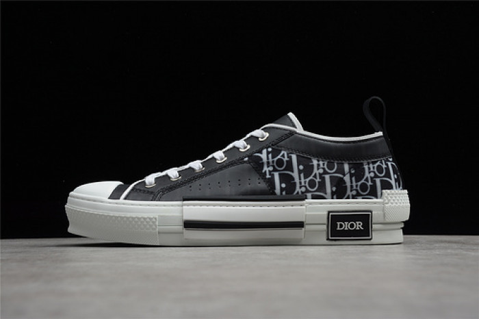 b23 oblique low black white sneakers t00480h051