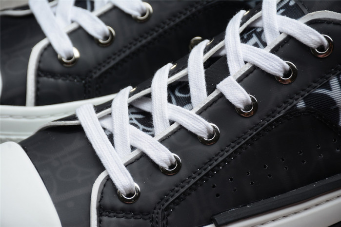 b23 oblique low black white sneakers t00480h051