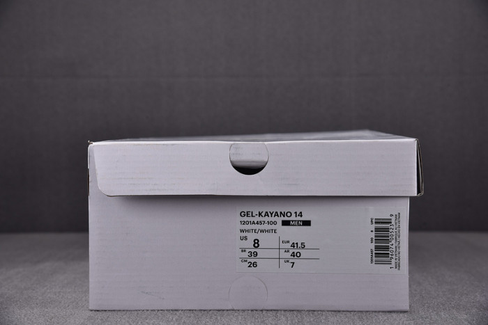 As*ic*s gel-kayano 14 jjjjound silver white 1201a457-100