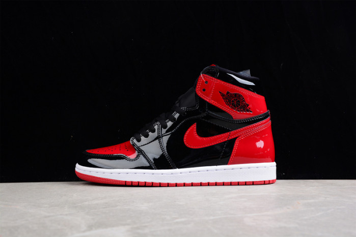 air jordan 1 high og ''bred patent'' 555088-063