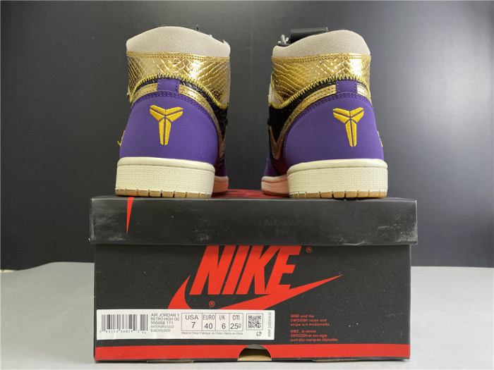 kobe bryant x air jordan 1 high og black-purple 555088-171