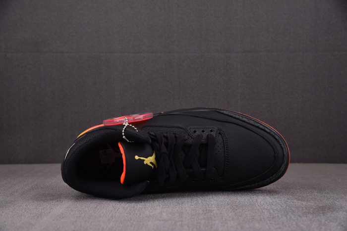 j balvin x air jordan 3 black fn0344-001