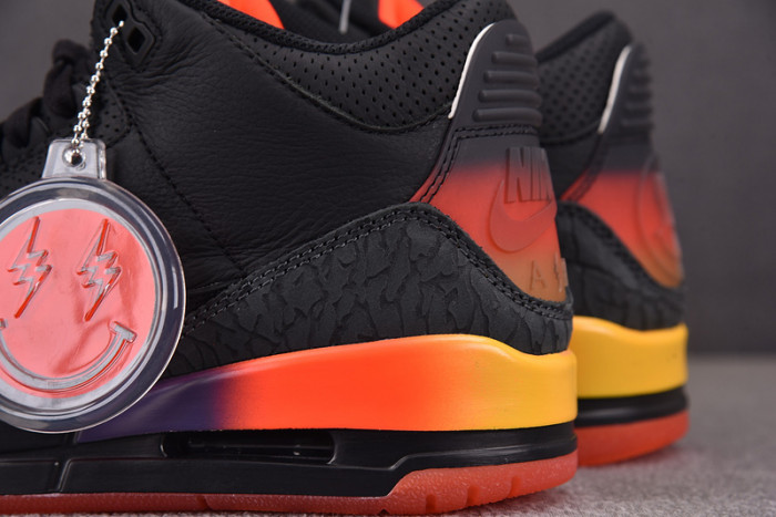 j balvin x air jordan 3 black fn0344-001