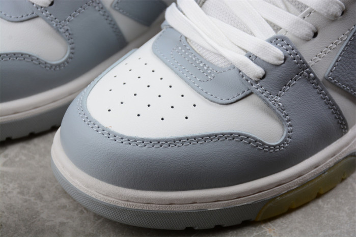 OFW Out Of Office "OOO" Low Tops Grey White OMIA189S22LEA0010109