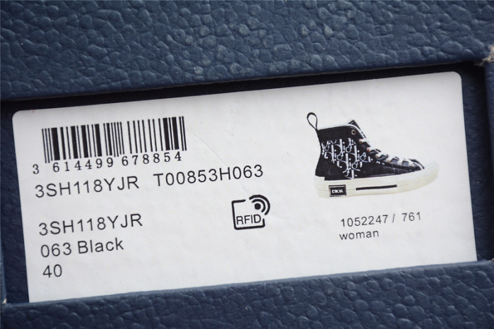 b23 oblique high top sneakers black white t00480h050