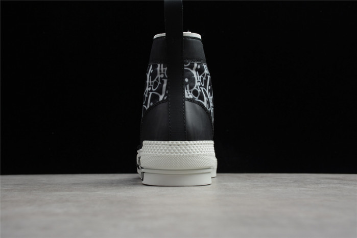 b23 oblique high top sneakers black white t00480h050