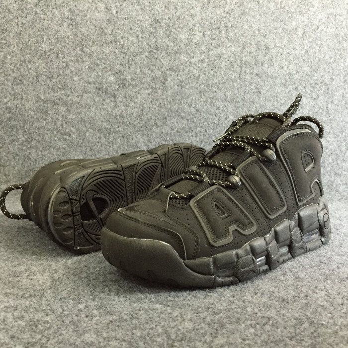 nike air more uptempo black white 414962-002