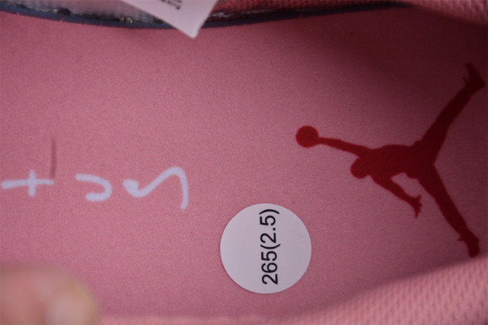 TRAVIS SCOTT X AIR JORDAN 1 LOW OG “white and pink” DM7866-105