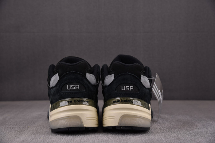 new balance 992 miusa black grey m992bl