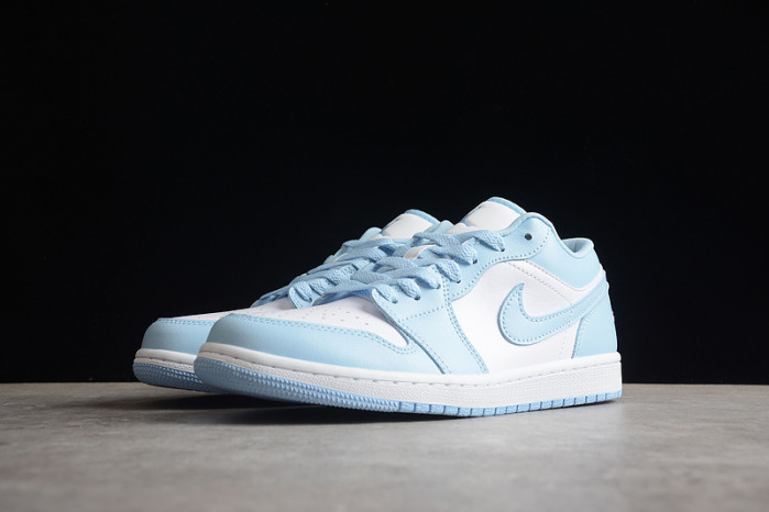 air jordan 1 low white ice blue dc0774-141