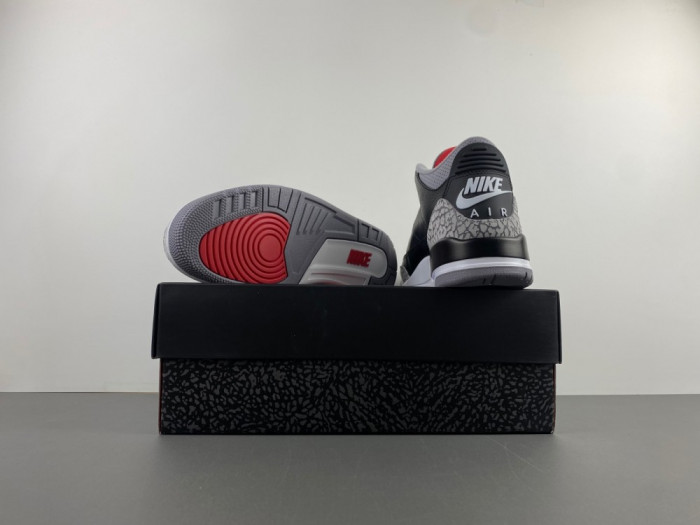 air jordan 3 “black cement”（2024）dn3707-010