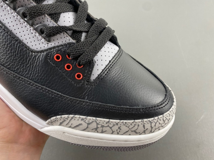 air jordan 3 “black cement”（2024）dn3707-010