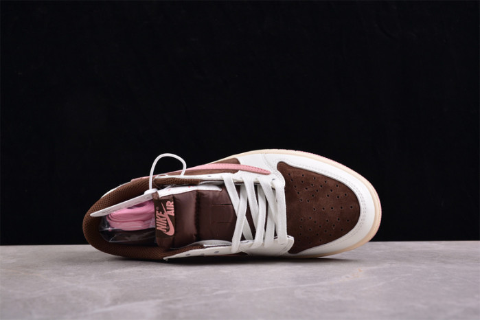 travis scott x air jordan 1 low og “dark pony/pink oxford” dz4137-206
