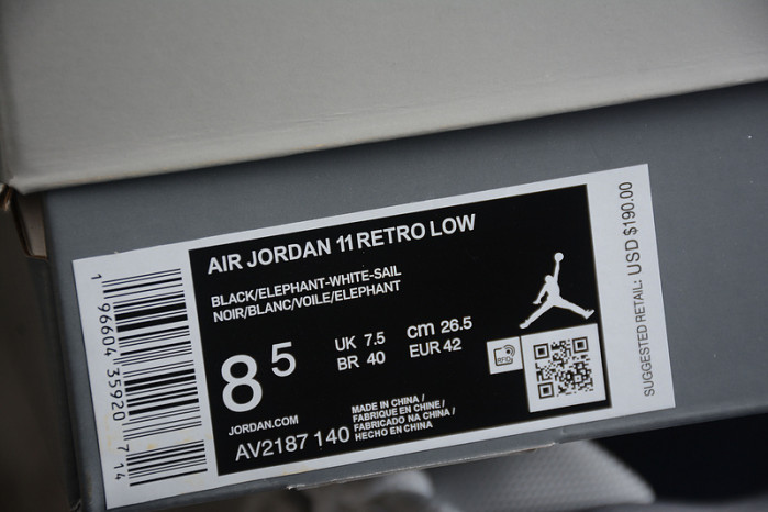 air jordan 11 low ‘cement grey’ av2187-140