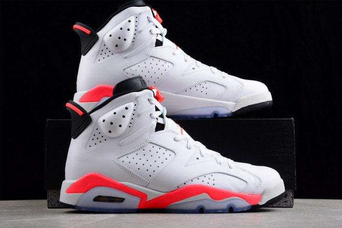 air jordan 6 retro infrared white 384664-123