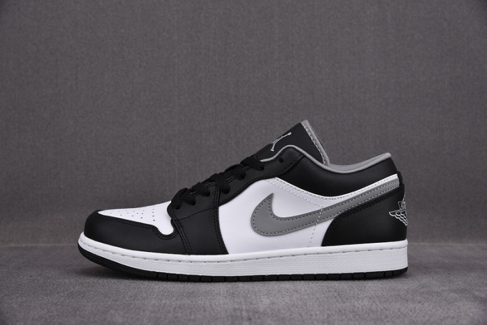 air jordan 1 low black white grey 558553-040