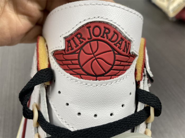 ofw x air jordan 2 low sp white red dj4375-106