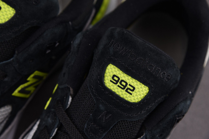 new balance 992 miusa black grey volt m992tq