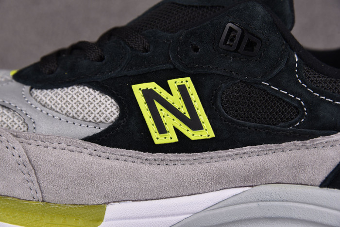 new balance 992 miusa black grey volt m992tq