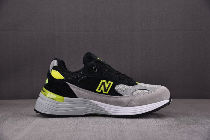 new balance 992 miusa black grey volt m992tq