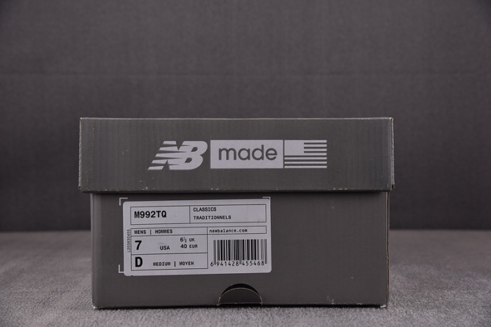 new balance 992 miusa black grey volt m992tq