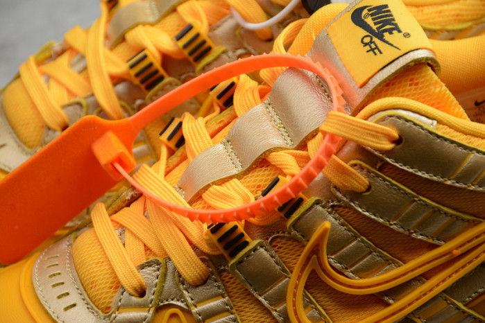 OFW x Nike Air Rubber Dunk “University Gold CU6015-700