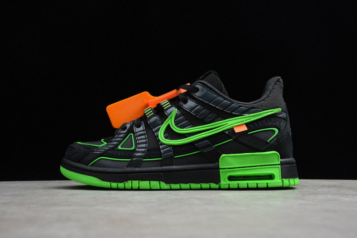 OFW x Nike Air Rubber Dunk “Green Strike” CU6015-001
