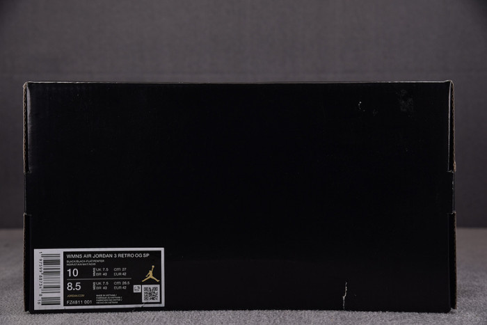 a ma maniere x air jordan 3 “black” fz4811-001