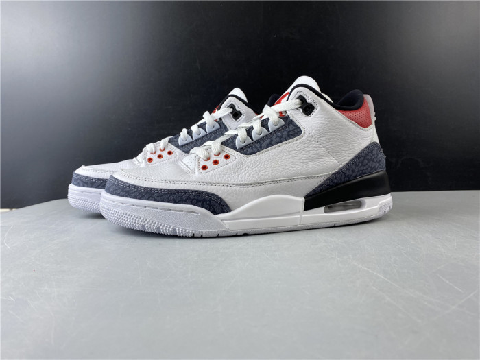 air jordan 3 retro denim "fire red" cz6431-100