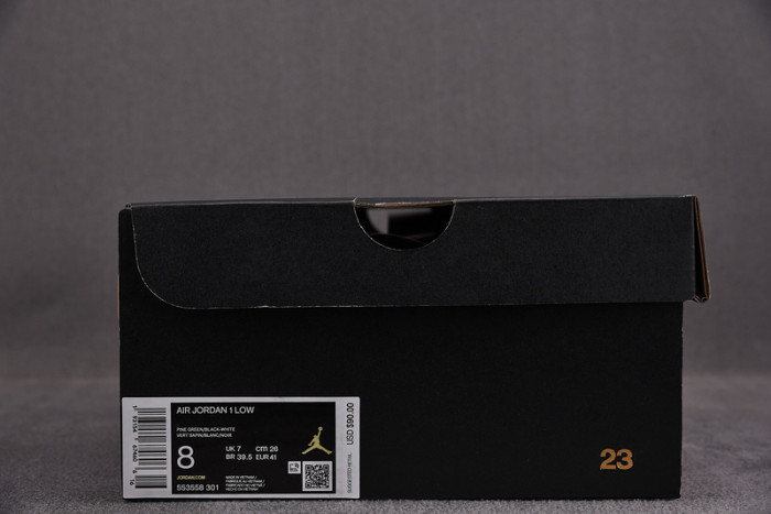 air jordan 1 low pine green 553558-301