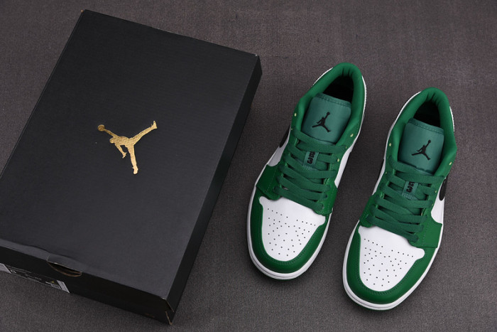 air jordan 1 low pine green 553558-301