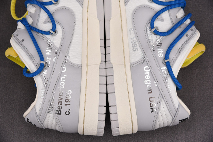 nike dunk low ofw lot 10 dm1602-112
