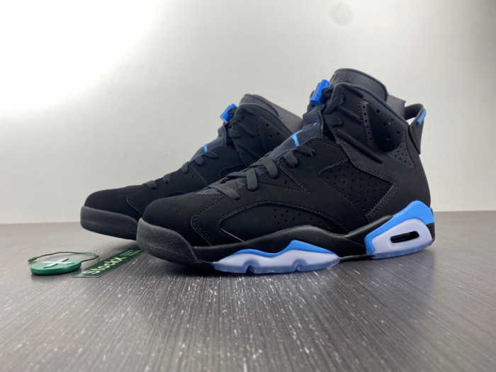 air jordan 6 retro “university blue” mens 384664-006