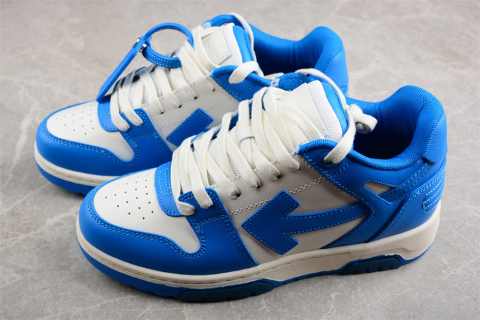 OFW Out Of Office OOO Low Tops White Blue OMIA189F22LEA0014501