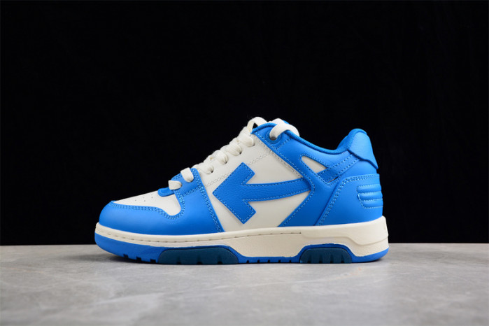 OFW Out Of Office OOO Low Tops White Blue OMIA189F22LEA0014501