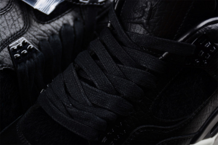 air jordan 4 retro pony hair black 819139-010