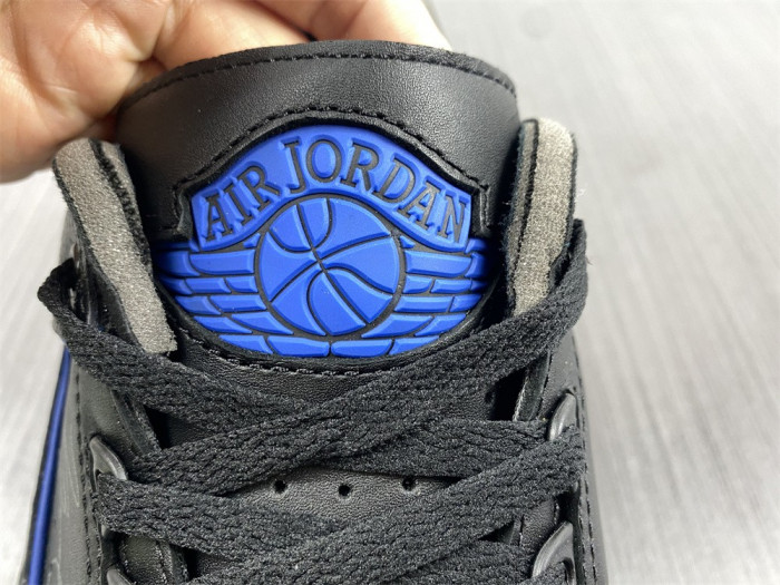 air jordan 2 retro low sp ofw black blue dj4375-004