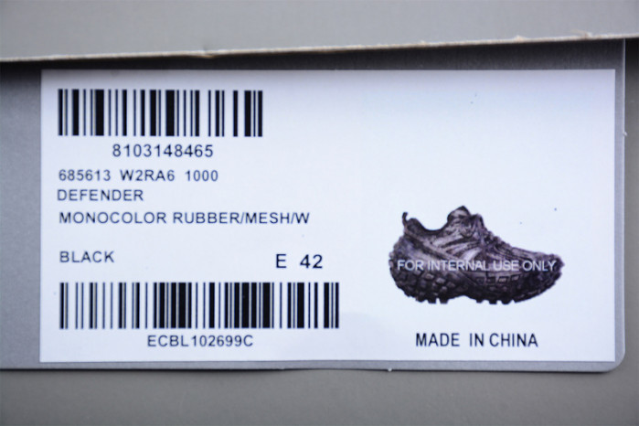 Ba*len*cia*ga defender rubber platform sneakers w2ra61000