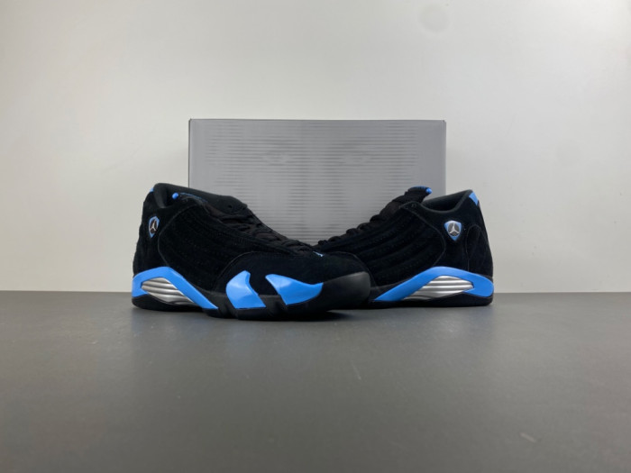 Air Jordan 14 “Black/University Blue” 487471-002
