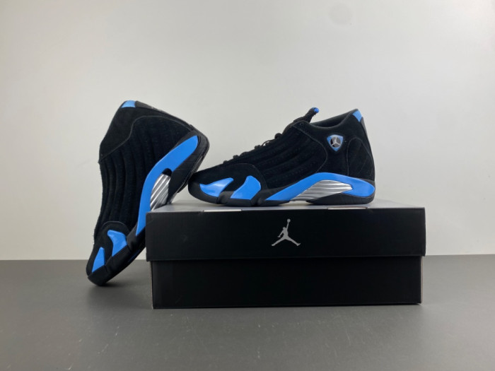 Air Jordan 14 “Black/University Blue” 487471-002